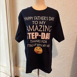 Navy Blue Father's Day Men’s tee shirt